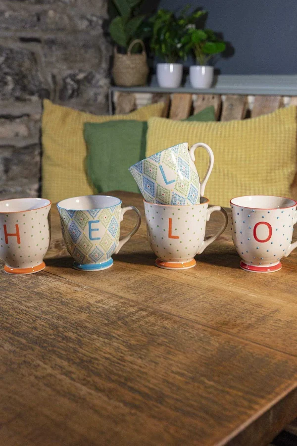 Eclectic Alphabet Mug E* Homeware