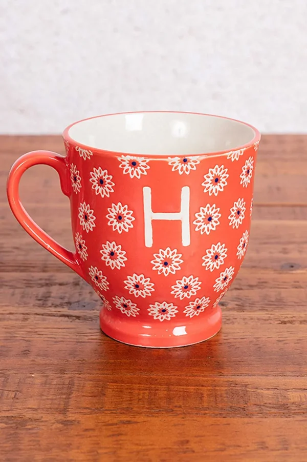 Eclectic Alphabet Mug H* Homeware