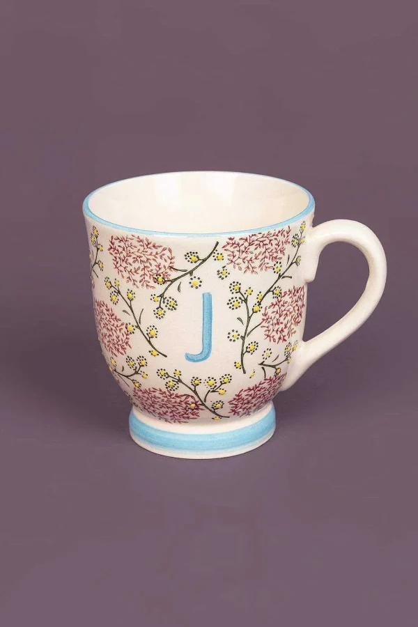 Eclectic Alphabet Mug J* Homeware