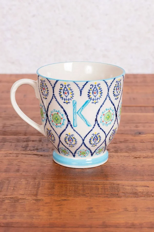 Eclectic Alphabet Mug K* Homeware