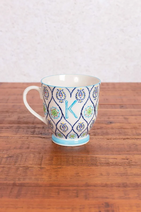 Eclectic Alphabet Mug K* Homeware