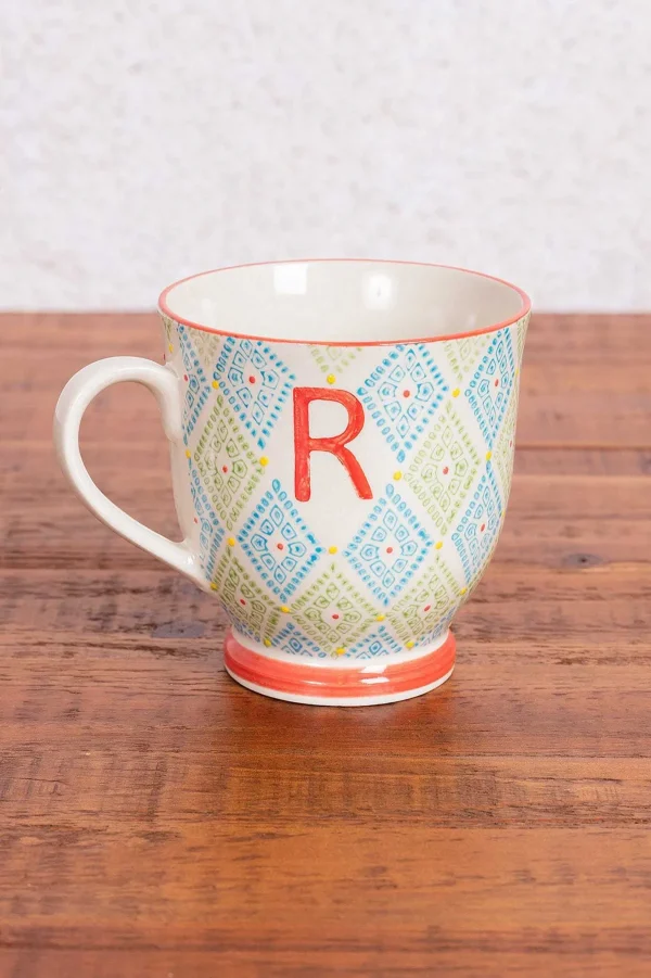 Eclectic Alphabet Mug R* Homeware