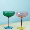 Eclectic Champagne Saucer Set Of 2* Homeware