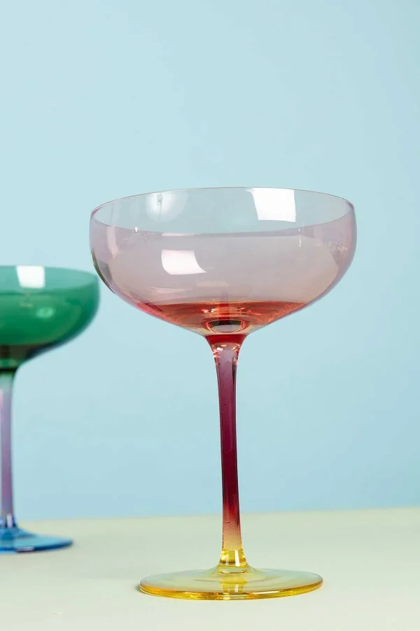 Eclectic Champagne Saucer Set Of 2* Homeware