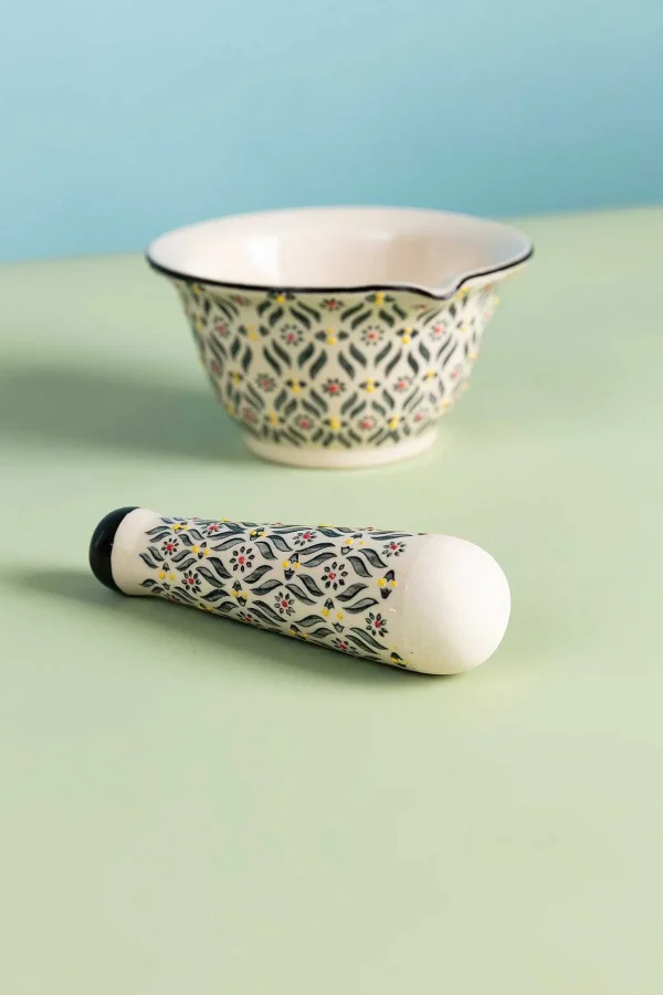 Eclectic Pestle And Mortar Set* Homeware