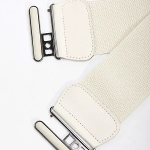 SOUL Accessories Elasticated Cream Belt* Belts