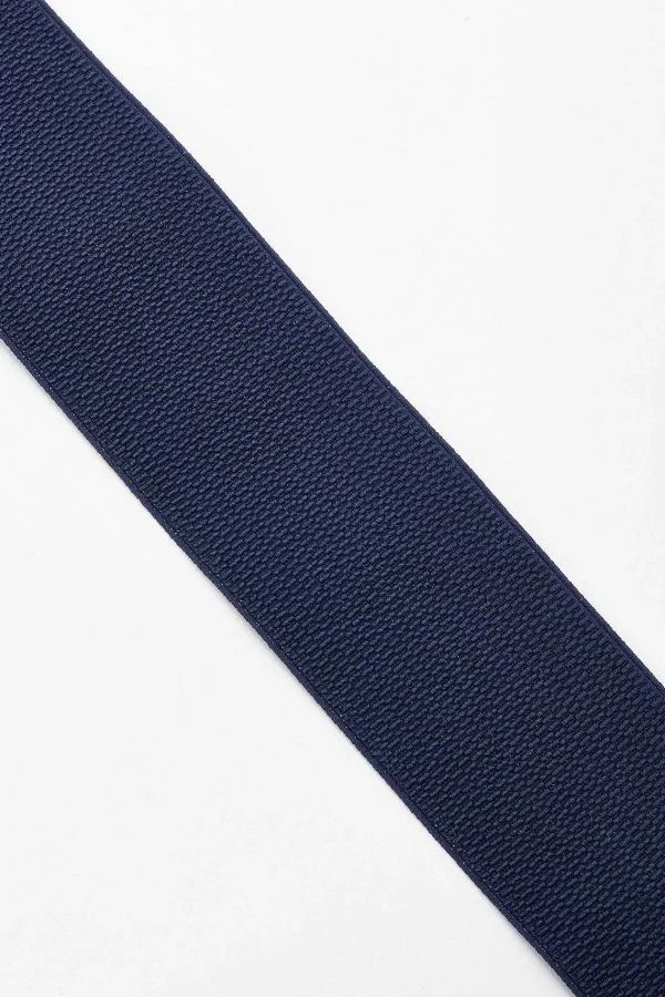 SOUL Accessories Elasticated Navy Belt* Belts