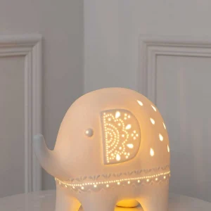 Carraig Donn HOME Elephant Led Ceramic Lamp* Homeware