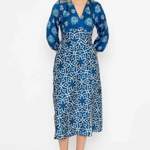 Pala D'oro Eliza Midi Dress In Navy*Women Dresses & Jumpsuits