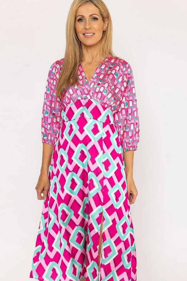 Pala D'oro Eliza Midi Dress In Pink*Women Dresses & Jumpsuits