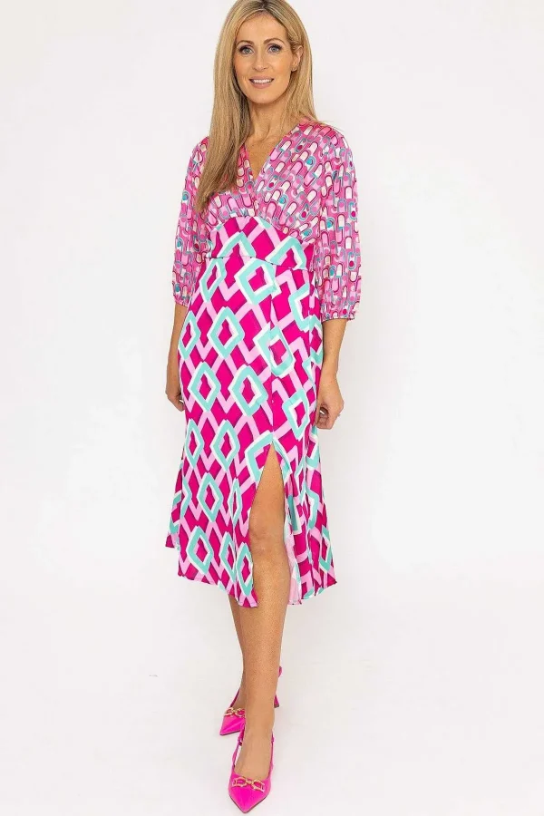Pala D'oro Eliza Midi Dress In Pink*Women Dresses & Jumpsuits