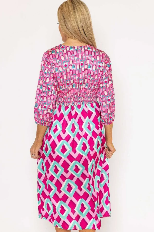 Pala D'oro Eliza Midi Dress In Pink*Women Dresses & Jumpsuits