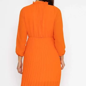 Pala D'oro Ella Knee Length Dress In Orange*Women Dresses & Jumpsuits