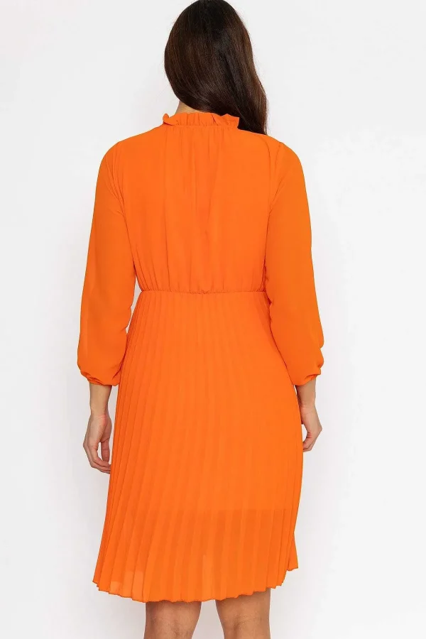 Pala D'oro Ella Knee Length Dress In Orange*Women Dresses & Jumpsuits