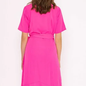 Rowen Avenue Ella Midi Dress In Fuchsia*Women Dresses & Jumpsuits