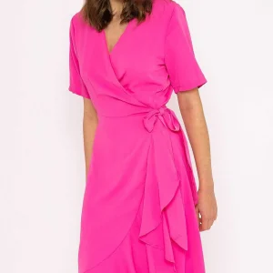 Rowen Avenue Ella Midi Dress In Fuchsia*Women Dresses & Jumpsuits