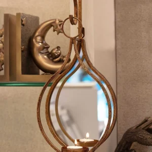 Mindy Brownes Interiors Ellie Mirrored Single Candle Holder* Homeware