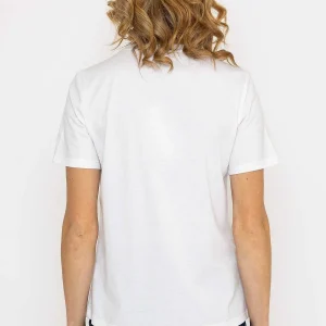 Kelly & Grace Weekend Embroidered T-Shirt In White*Women Tops & Blouses