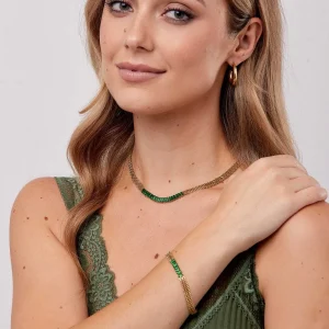 Knight & Day Emerald Mesh Bracelet* Boxed Gifts
