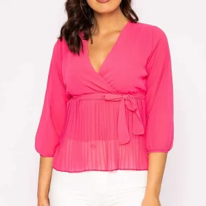 Pala D'oro Emma Top In Pink*Women Tops & Blouses