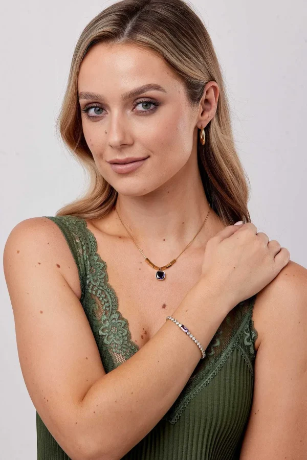 Knight & Day Emmalyn Amethyst Necklace* Jewellery