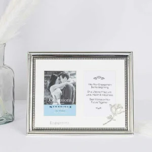 Newbridge Silverware Engagement Double Photo Frame* Homeware