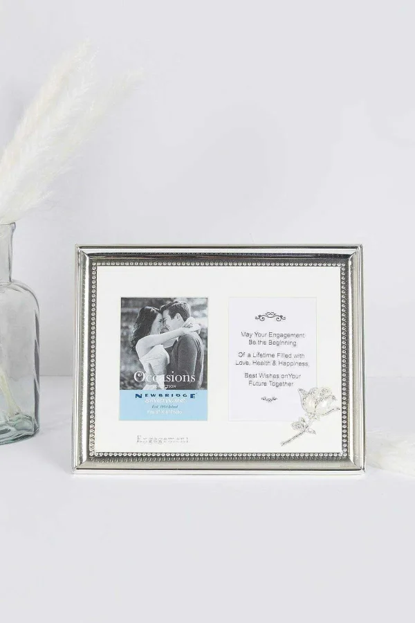 Newbridge Silverware Engagement Double Photo Frame* Homeware