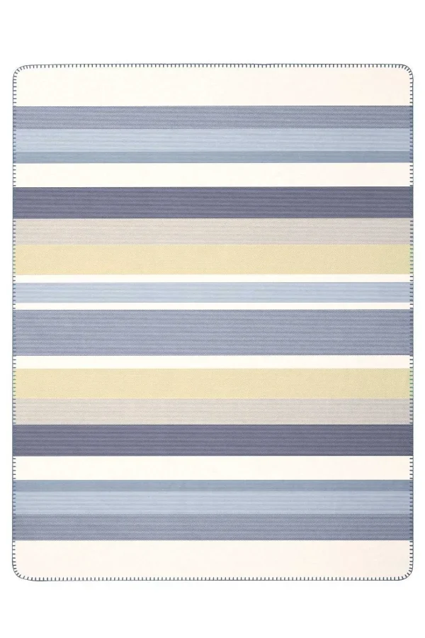 Biederlack Exact Blue Blanket* Homeware