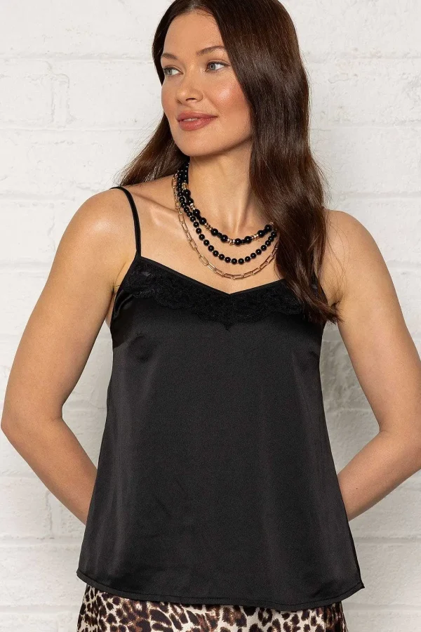 Pala D'oro Sport Farrah Cami In Black*Women Tops & Blouses