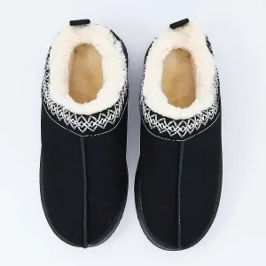 Cherish Accessories Faux Fur Cosy Slippers In Black*Women Nightwear