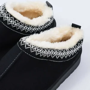 Cherish Accessories Faux Fur Cosy Slippers In Black*Women Nightwear