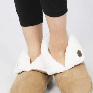 Aran Woollen Mills Faux Suede Adult Slipper Boots*Women Nightwear