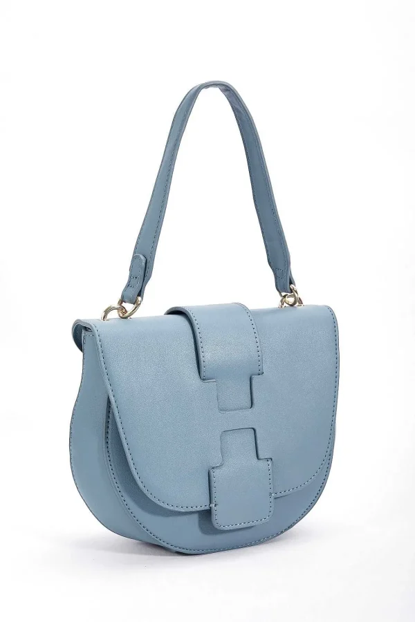 SOUL Accessories Flap Over Satchel Bag In Blue* Accessories