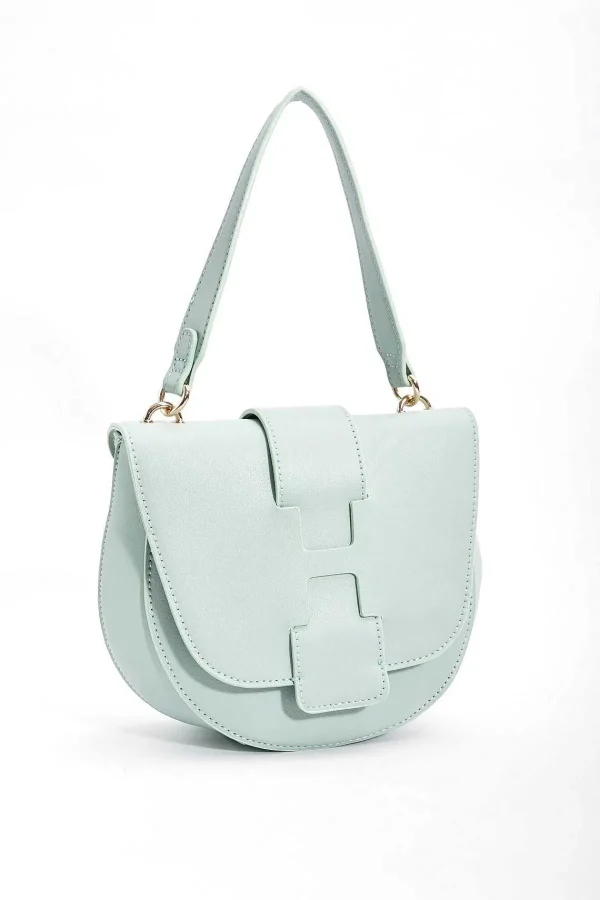 SOUL Accessories Flap Over Satchel Bag In Sage* Accessories