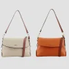 Hampton Flapover Shoulder Bag In Orange* Accessories