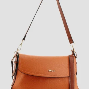 Hampton Flapover Shoulder Bag In Orange* Accessories