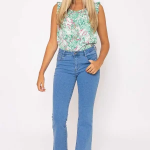 Denim Club Flare Denim Jeans In Blue*Women Jeans & Trousers