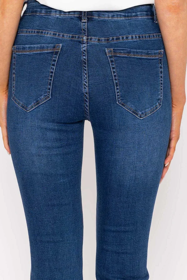 Denim Club Flare Denim Jeans In Indigo*Women Jeans & Trousers