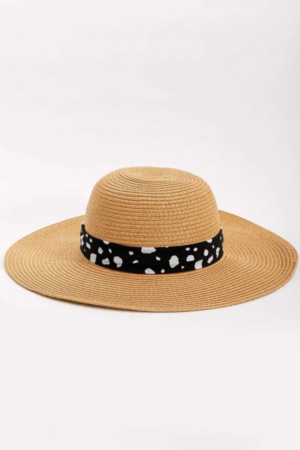 SOUL Accessories Floppy Hat With Animal Trim* Hats