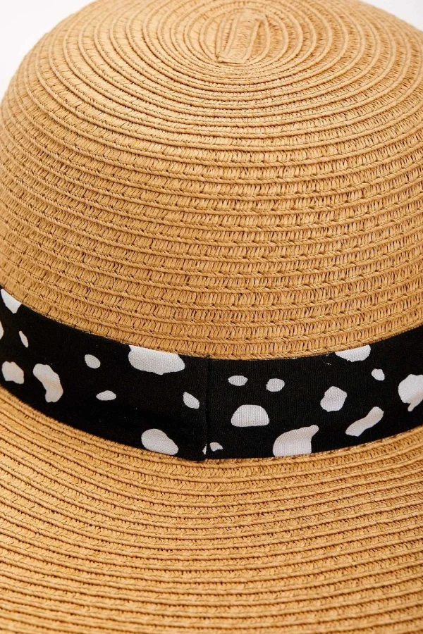 SOUL Accessories Floppy Hat With Animal Trim* Hats