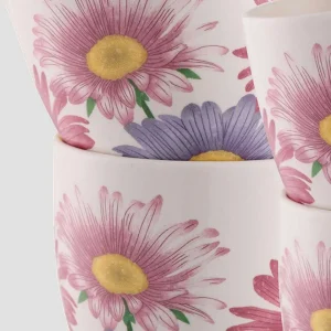 Belleek Floral Ceramic 4 Piece Mug Set* Homeware