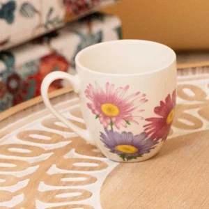 Belleek Floral Ceramic 4 Piece Mug Set* Homeware