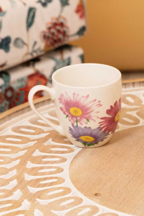 Belleek Floral Ceramic 4 Piece Mug Set* Homeware
