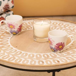 Belleek Floral Ceramic 4 Piece Mug Set* Homeware
