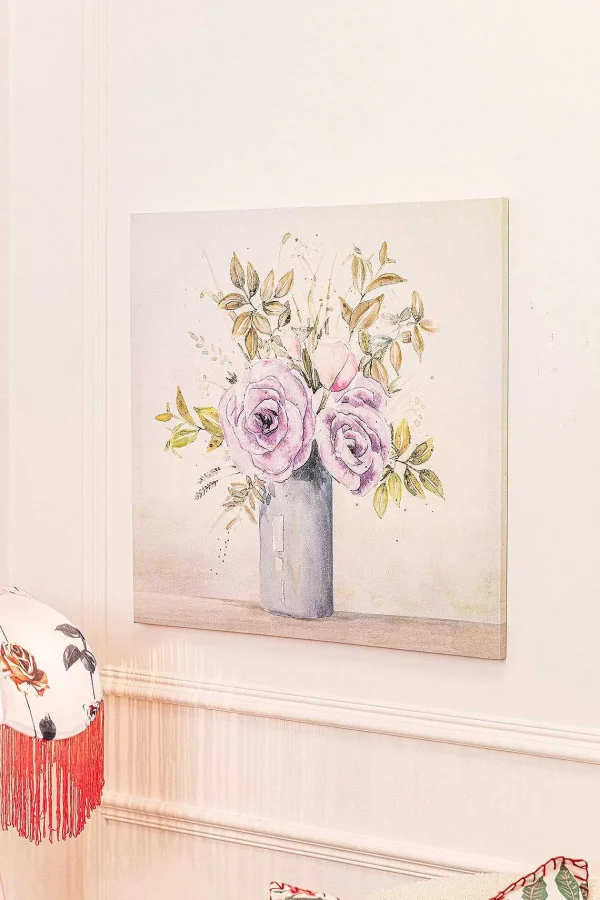 Carraig Donn HOME Floral Posy Jar Canvas Wall Art* Homeware