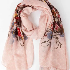 Pala D'oro Accessories Floral Scarf In Pink* Accessories