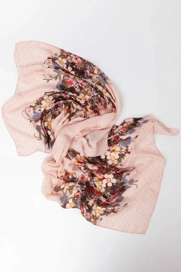 Pala D'oro Accessories Floral Scarf In Pink* Accessories
