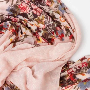 Pala D'oro Accessories Floral Scarf In Pink* Accessories