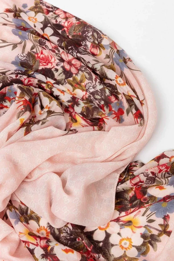 Pala D'oro Accessories Floral Scarf In Pink* Accessories