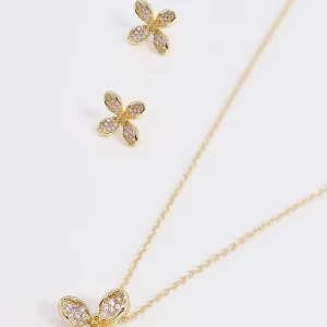Joularie Flower Earrings In Gold* Earrings
